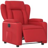  Električni naslonjač od umjetne kože crveni | shoptok.hr