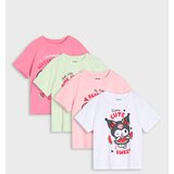 Sinsay Pamučne majice s printom Hello Kitty and Friends 4 pack Hello Kitty and Friends Cijene