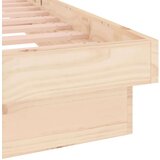  Posteljni okvir 135x190 cm trden les, (20905039) | Shoptok.si