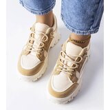 Gemre Brown sneakers with a treaded sole Via | Shoptok.si