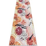 RugsX Preproge ANDRE 1270 pralna preproga Pomaranče, kuhinja, pr 80x200 cm Rožnata | Shoptok.si