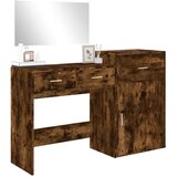  3-dijelni set toaletnog stolića boja dimljenog hrasta drveni | shoptok.hr