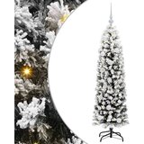 vidaXL Umestno božično drevo Zelena 150 cm PVC in Jeklo in Plastika | Shoptok.si