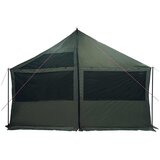  Obiteljski šator s krovom Vojska zelena 450 x 400 x 265 cm | Eponuda.com