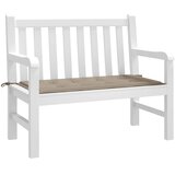  Jastuk za vrtnu klupu smeđesivi 120x50x4 cm tkanina Oxford | shoptok.hr