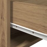  Noćni ormarić s LED-om zidna montaža umjetni hrast 50x36x30 cm | shoptok.hr