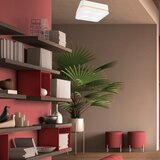  stropna svetiljka sirja square 4xE27/60W/230V 45x45 cm bela | Eponuda.com