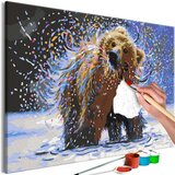 Slika za samostalno slikanje - Misty Bear 60x40 Cijene