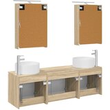  Set ormarića za kupaonicu 5 kom. Hrast sonoma Konstruirano drvo | shoptok.hr