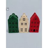 Sinsay Stojeće dekoracije u obliku kuća 3 pack | shoptok.hr