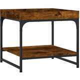  Stolić za kavu boja hrasta 49,5x49,5x45 cm konstruirano drvo | Shoptok.si
