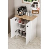 Hanah home višenamenski ormarić Dorta, 58 cm, hrast Sonoma / beli Cene