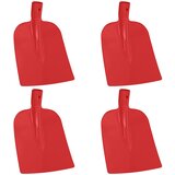  Glava lopate 4 pcs Crvena 32 x 24,5 cm Čelik s prahom premazan | shoptok.hr