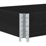  Okvir za palete crni 150 x 50 cm od masivne borovine | Eponuda.ba
