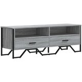 TV ormarić siva boja hrasta 122 x 34 x 41 cm konstruirano drvo | shoptok.hr