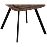 MID.YOU STOL, les, kovina, tekstil rjava | Shoptok.si