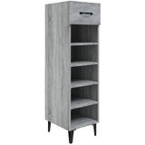 Maison Chic Omarica za obutev - Kopa za čevlje siva sonoma 30x35x105 cm konstruiran les, (21777663) | Shoptok.si