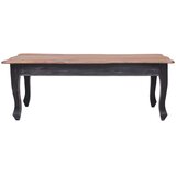  Stolić za kavu crni 120 x 60 x 45 cm masivno drvo mahagonija | shoptok.hr