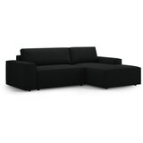 Micadoni Crna sklopiva kutna garnitura od bouclé tkanine (s desnim kutom) Jodie – Home | shoptok.hr