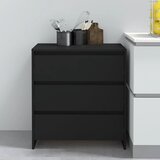 vidaXL Komoda crna 70 x 41 x 75 cm od iverice Cijene