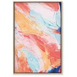  Slika - Spring Shades - A Colorful Mix of Warm and Cool Tones on Canvas 80x120 U prirodnom drvenom okviru | shoptok.hr