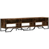 Maison Chic TV omarica - TV stojalo - Televizijska omarica dimljeni hrast 180x34x41 cm inženirski les, (21701022) Cene