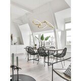 Nova Luce Aluminijasta LED zatemnitvena viseča svetilka v zlati barvi Girish – | Shoptok.si
