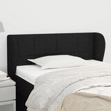  Uzglavlje s ušima crno 103x23x78/88 cm od tkanine | shoptok.hr