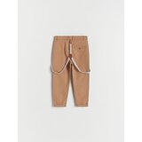 Reserved - Chino hlače s tregerima - zlatnosmeđe | shoptok.hr