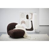 P & B FOTELJ, rjava tekstil | Shoptok.si