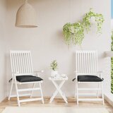 vidaXL Blazine za stole 2 kosa črne 40x40x7 cm oxford tkanina | Shoptok.si
