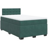  The Living Store Box spring postelja z vzmetnico temno zelen 120x190 cm žamet - Box Spring Postelja, (21490994) | Shoptok.si