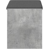  Klupa za hodnik s jastukom Betonsko Siva 63 x 38 x 45 cm | shoptok.hr
