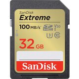 San Disk Extreme 32GB SDHC spominska katica+ 1 leto RescuePRO Deluxe up to 100MB/s &amp; 60MB/s Branje/Zapisovanje, UHS-I, Class 10, U3, V30 | Shoptok.si