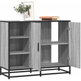 vidaXL Komoda siva sonoma 92x35x76 cm inženirski les Cene