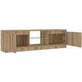 vidaXL TV ormarić LED boja hrasta 120x30x36 cm konstruirano drvo | shoptok.hr