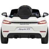  Licencirani auto na akumulator Porsche 718 - bijeli/lakirani | shoptok.hr