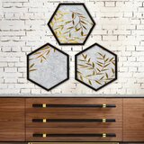 Wallity uramljena slika 6GEN241483582, 35x35 cm, 3 dela | ePonuda.com