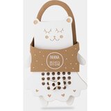 Milin Wooden Lacing Toy Mrs. Teddy aktivna igračka 22 cm x 16 cm x 0,7 cm 1 kom | shoptok.hr
