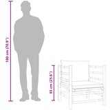  Vrtna sofa od bambusa sa smeđesivim jastucima | shoptok.hr
