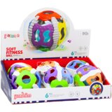  Senzorna gumena lopta za bebe sa zvučnim i svjetosnim efektima | shoptok.hr
