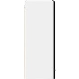 vidaXL Viseča omarica s polico Riga Črna Orehovina 40 x 31 x 80 cm | Shoptok.si