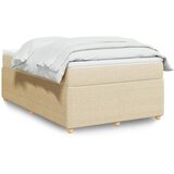 Maison Chic Box spring postelja - Vzmetna postelja z vzmetnico krem 120x200 cm blago SL24335, (21879365) | Shoptok.si