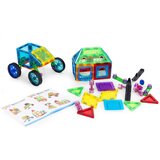  Set magnetskih građevnih kocki – kuća i automobil, 48 dijelova | shoptok.hr