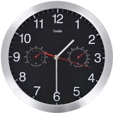 vidaXL Zidni sat s kvarcnim mehanizmom higrometrom i termometrom 30 cm | shoptok.hr