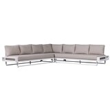 Exotan Bijela/siva vrtna sofa aluminijska (s lijevim kutom) Flint – | shoptok.hr