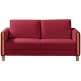 Niels Andersson ZOFA S POSTELJNO FUNKCIJO, rdeča, barve bukve les, tekstil | Shoptok.si