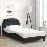  Okvir kreveta Viana s LED-om bez madraca crni 100 x 200 cm | Eponuda.com