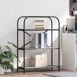 vidaXL Polica Sivi hrast sonoma 80 x 30 x 109 cm Konstruirano drvo Cijene