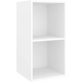 vidaXL Stenska TV omarica bela 37x37x72 cm iverna plošča, (20622426) | Shoptok.si